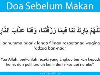 doa sebelum makan
