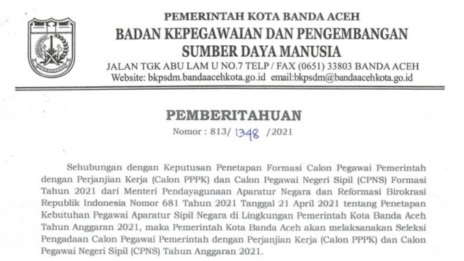 Banda Aceh 2021