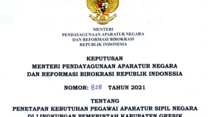 CPNS 2021 Kabupaten Gresik CPNS 2021 Kabupaten Gresik