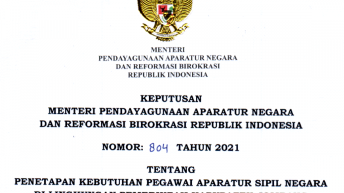 CPNS 2021 Kabupaten Jombang