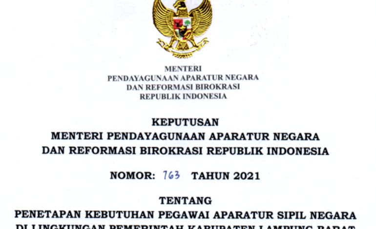 CPNS 2021 Kabupaten Lampung Barat