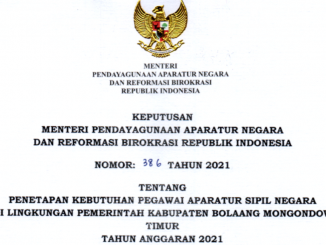 CPNS 2021 Kabupaten Bolaang Mongondow Timur