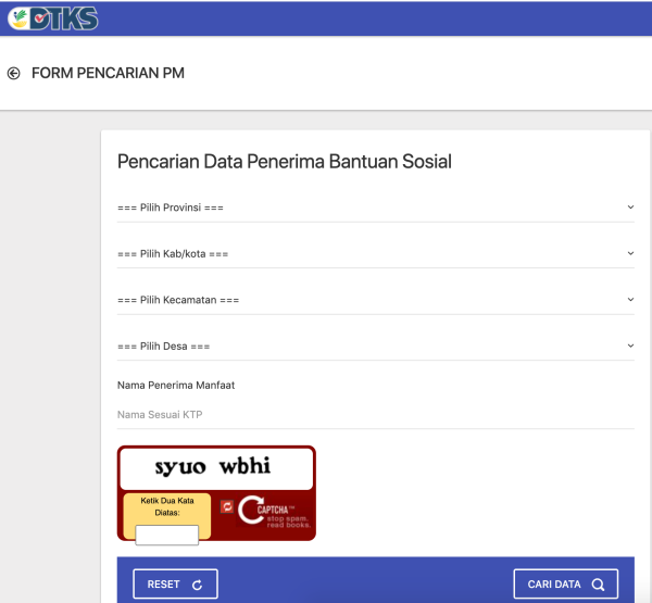 Cara Mengecek Bansos Kemensos - DDS WEB ID