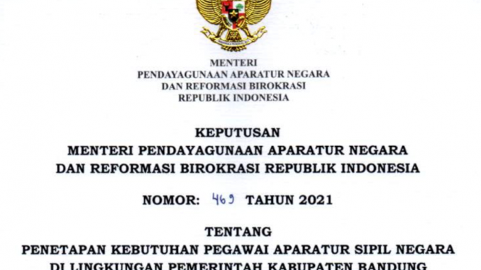 CPNS Kabupaten Bandung 2021