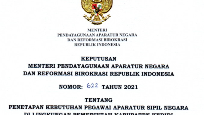CPNS 2021 Kabupaten Kediri