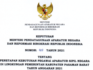 CPNS 2021 Kabupaten Pasaman Barat