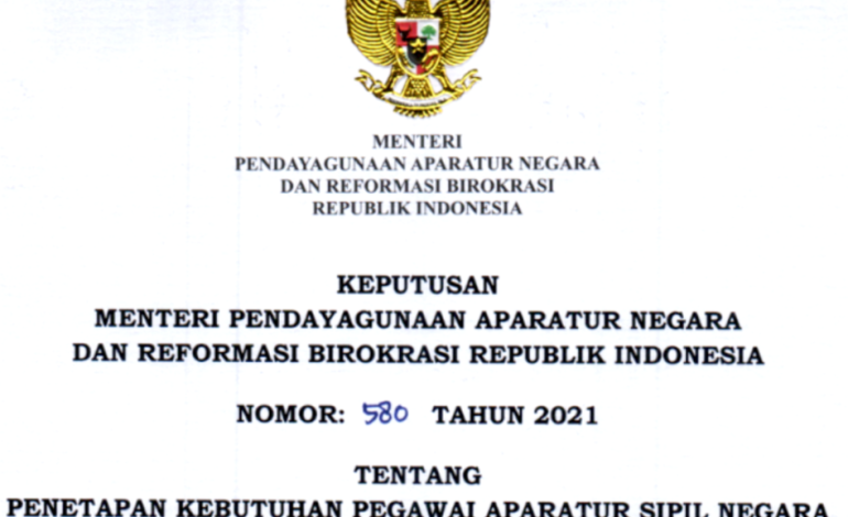 CPNS 2021 Kabupaten Muara Enim