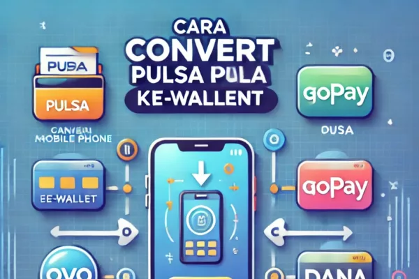 tutorial ubah pulsa ke e-wallet