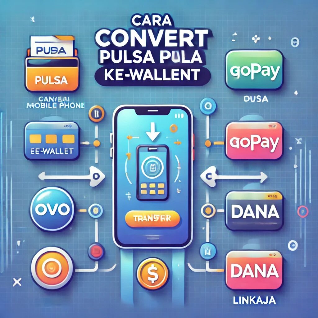 tutorial ubah pulsa ke e-wallet